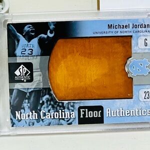 North Carolina Floor Authentic Michael Jordan Card Set Lot of (9)